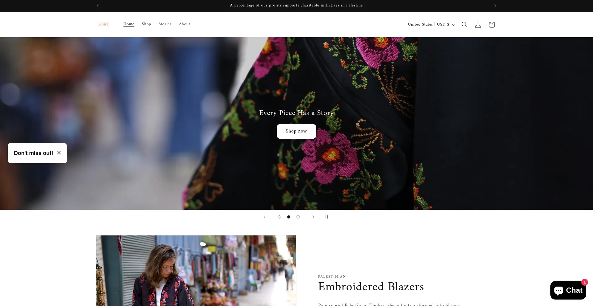 Website screenshot of Lorelocal.com