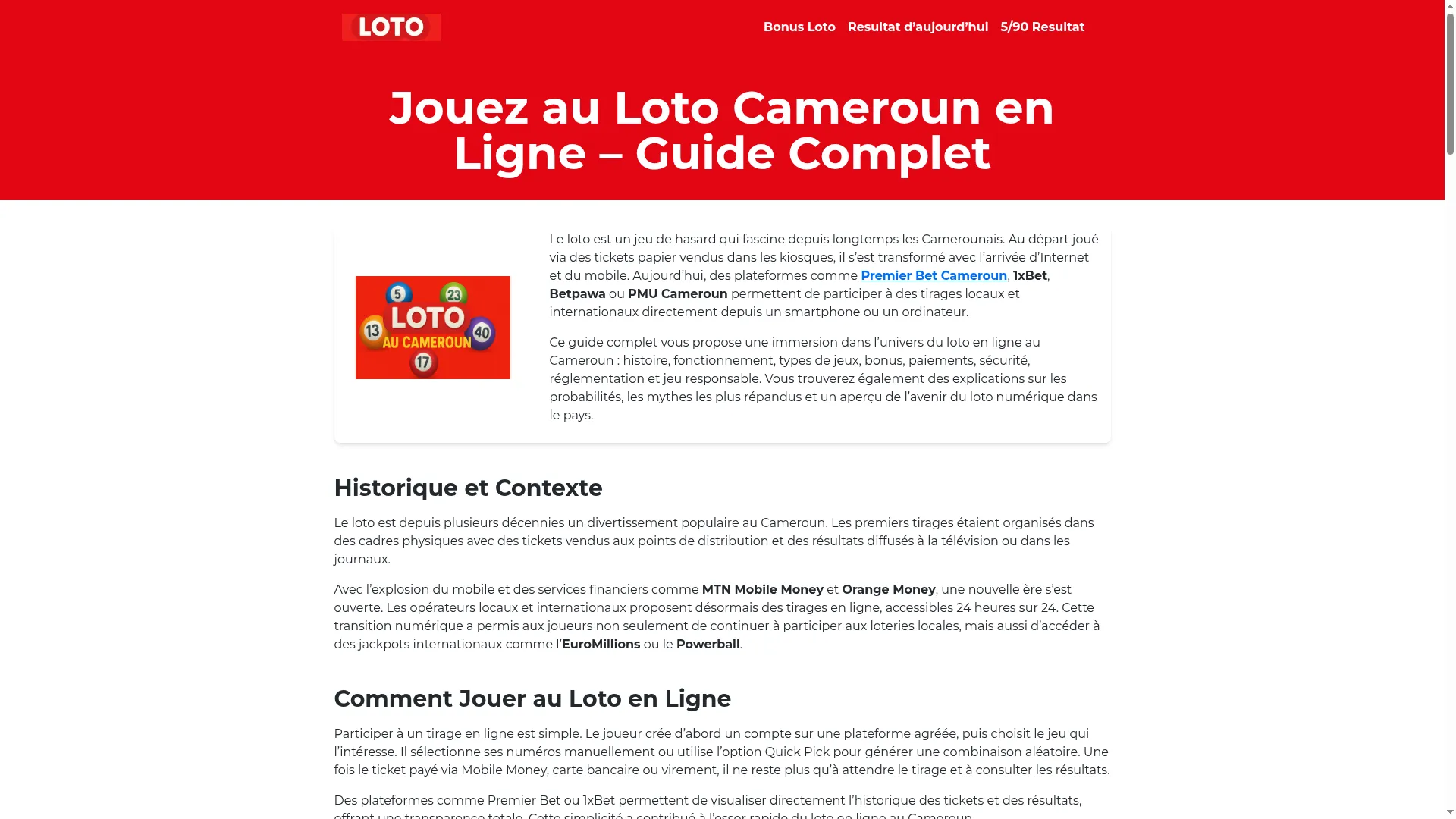 Loto-cameroun.co.cm
