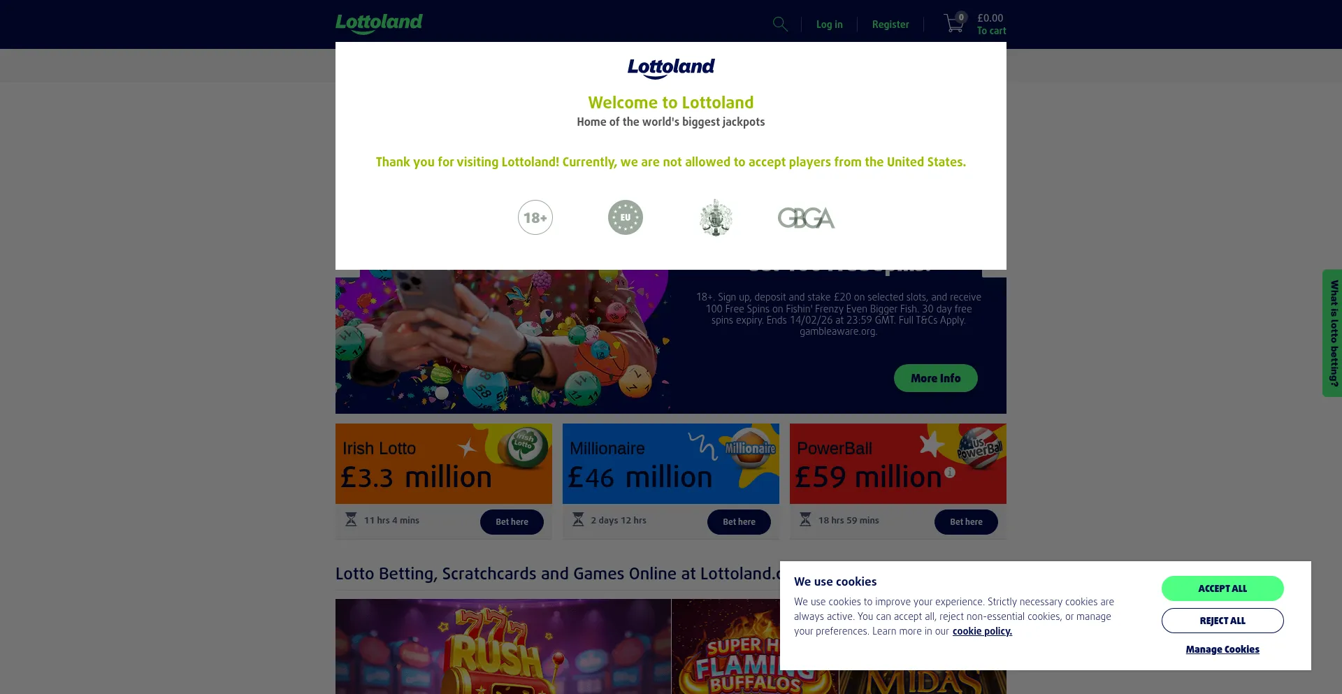 ¿És Seguro y Confiable Lottoland.co.uk?