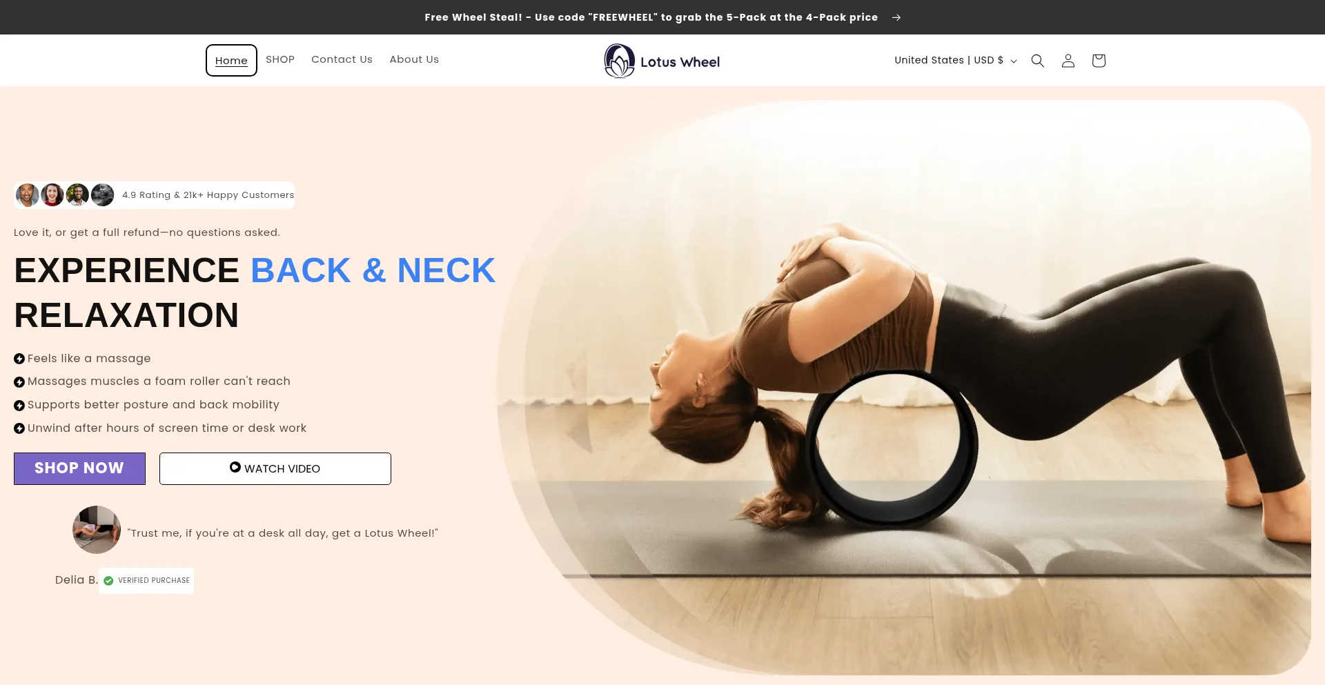 Website screenshot of Lotuswheel.eu