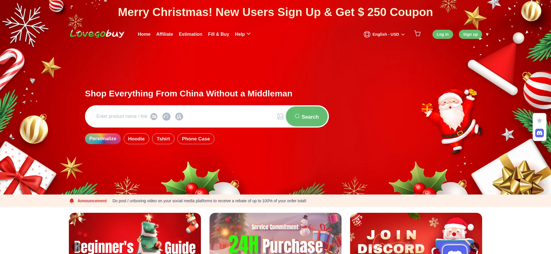 Lovegobuy.com Screenshot