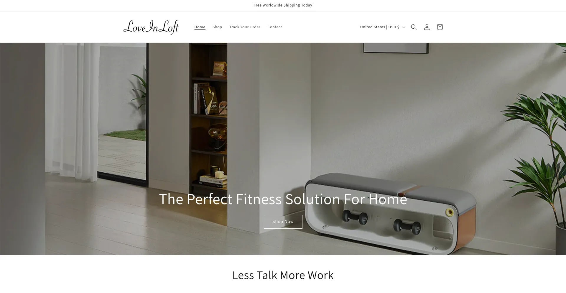 Website screenshot of Loveinloft.com