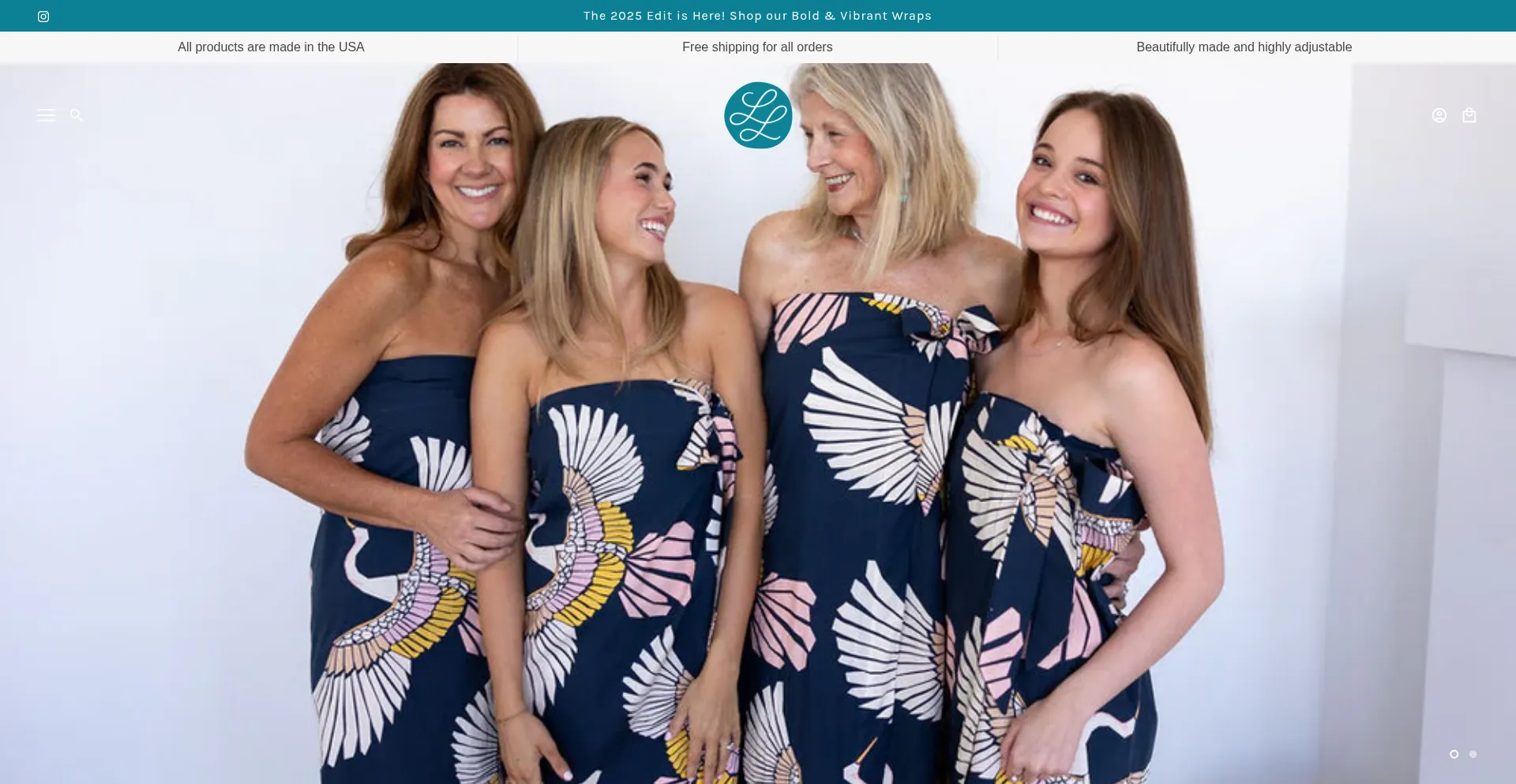 Website screenshot of Loveleighdesigns.com