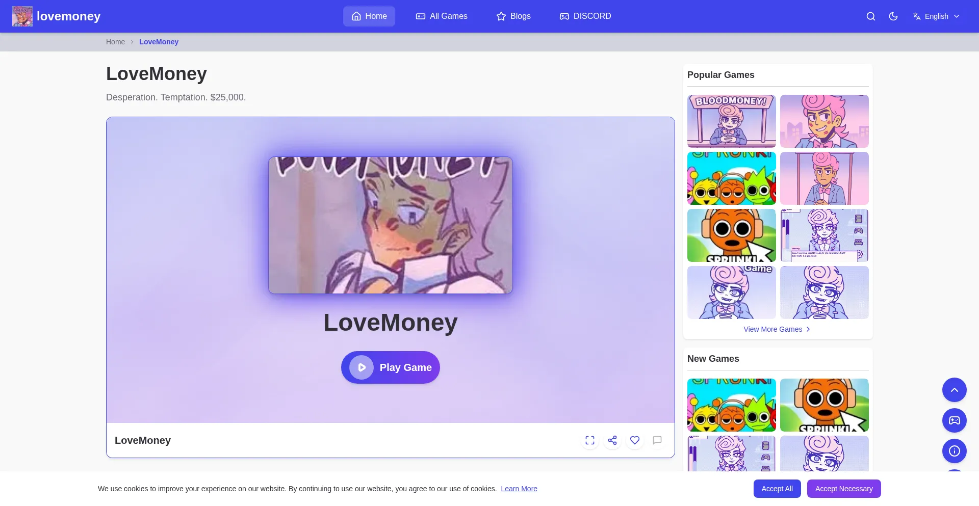 Lovemoneyonline.org Screenshot