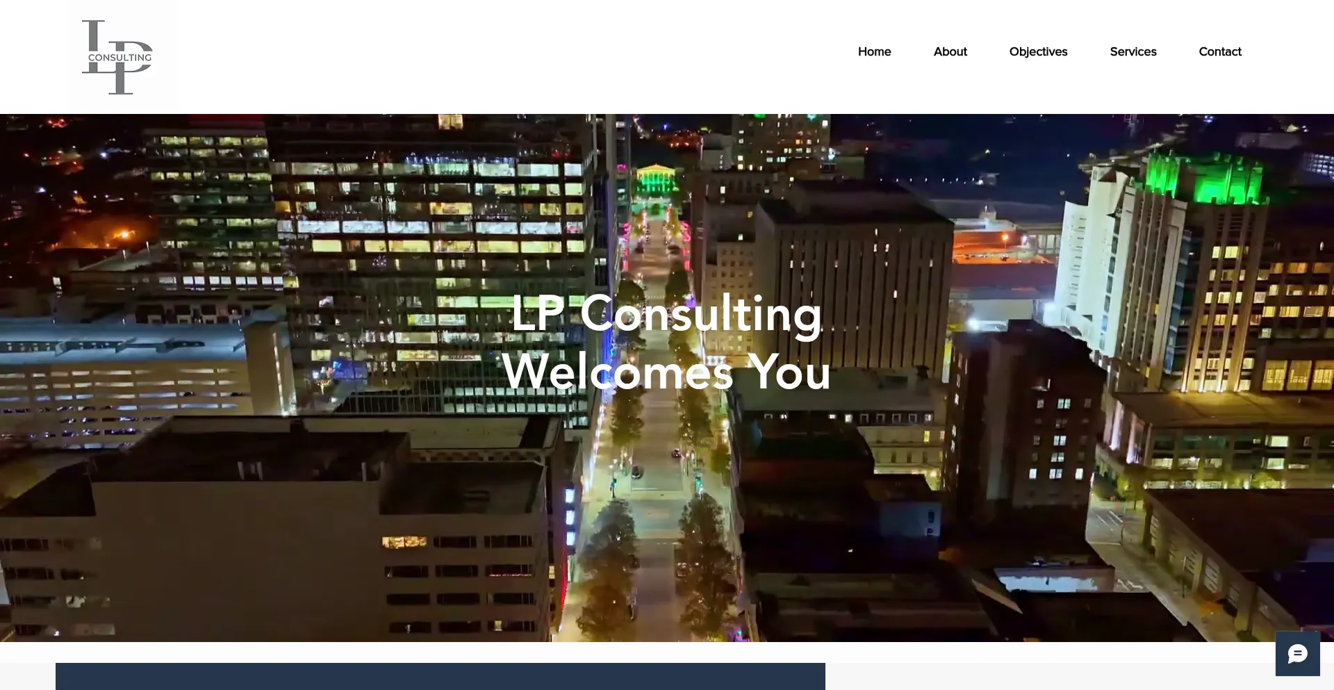 Website screenshot of Lpconsultingllc.net