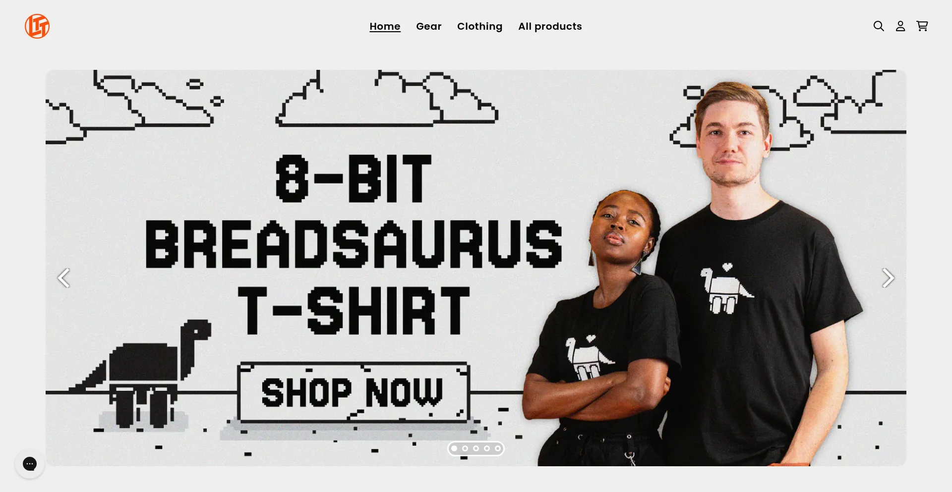 Website screenshot of Lttstore.com