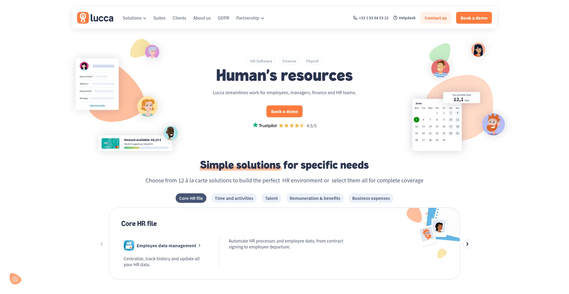 Website screenshot of Luccasoftware.com