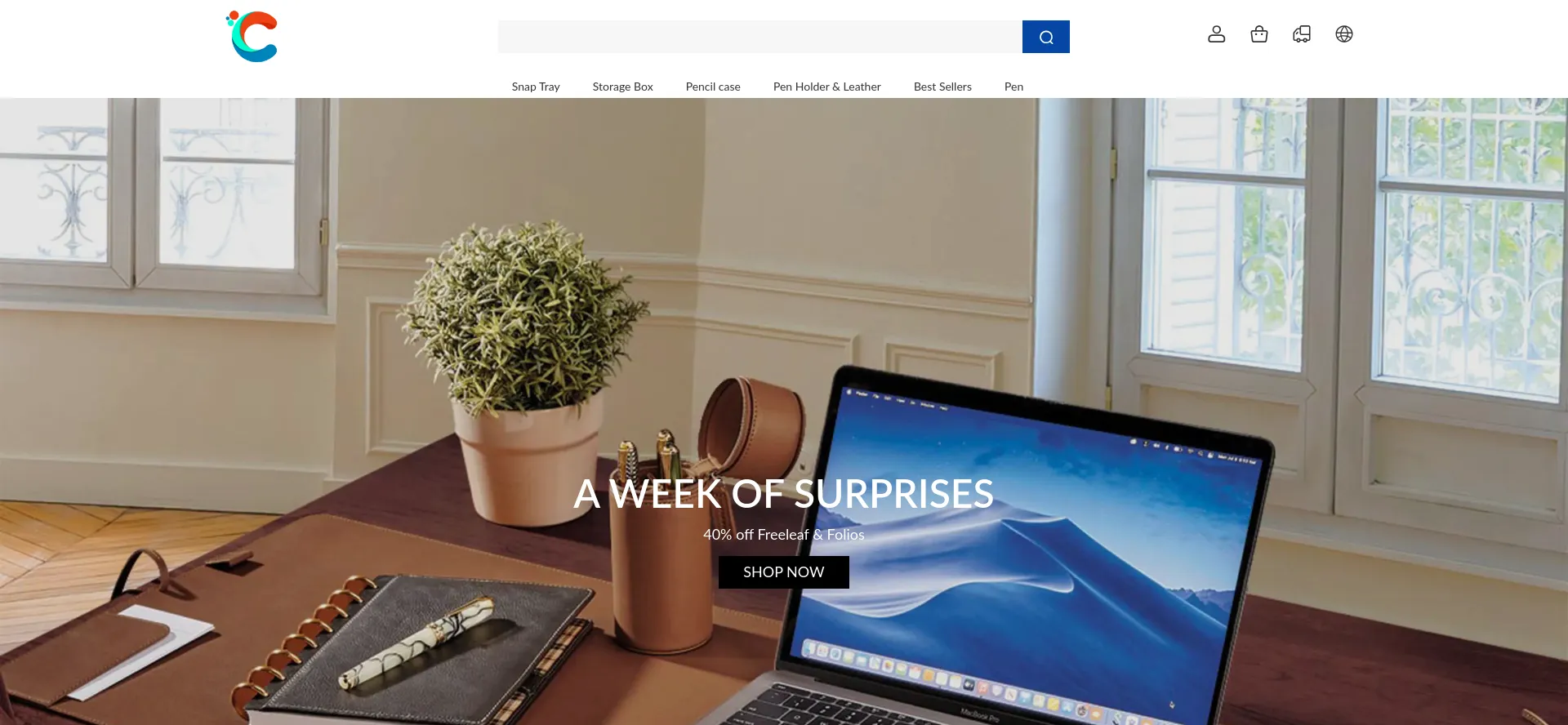 Website screenshot of Luckstamps.com