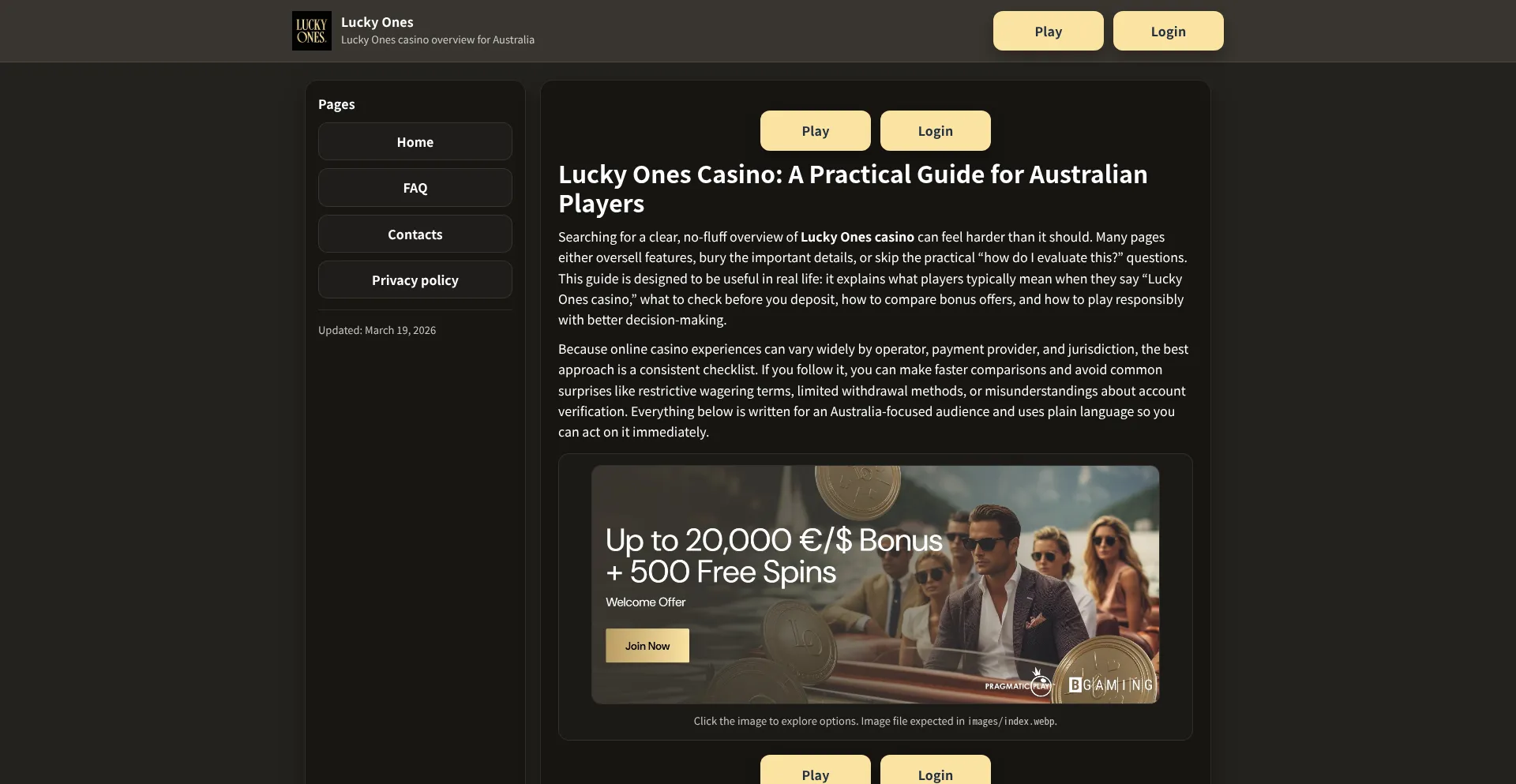 Lucky-ones-casinoaustralia.com