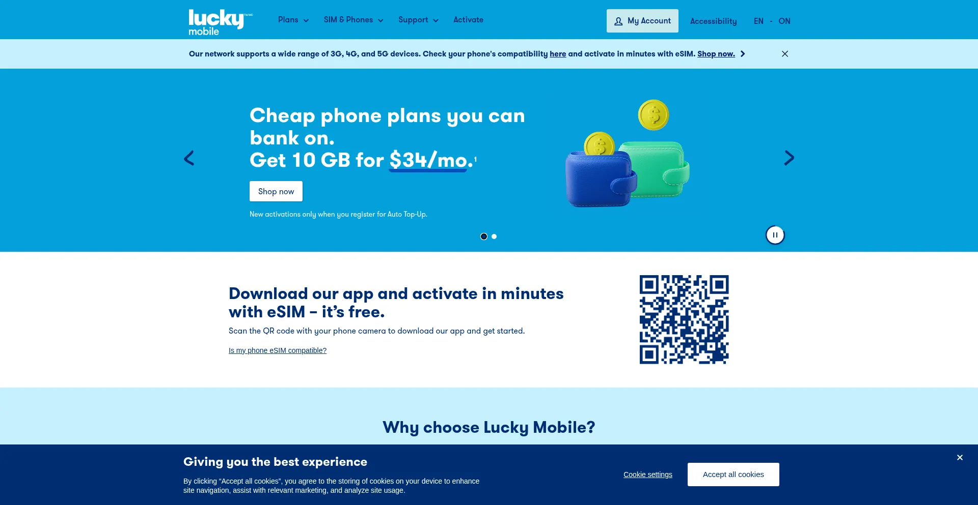 ¿És Seguro y Confiable Luckymobile.ca?