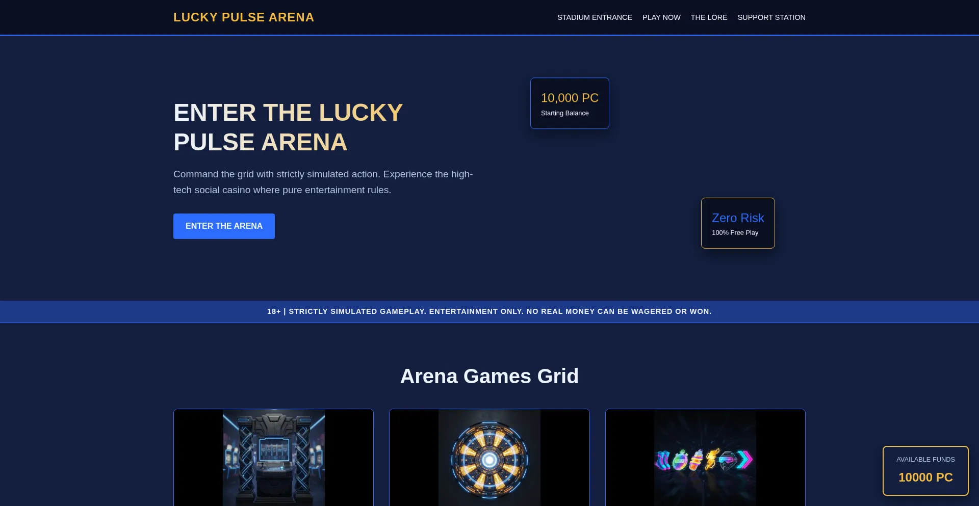 Luckypulsearena.com