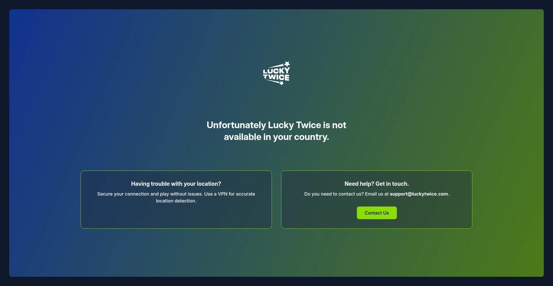 ¿És Seguro y Confiable Luckytwice.com?