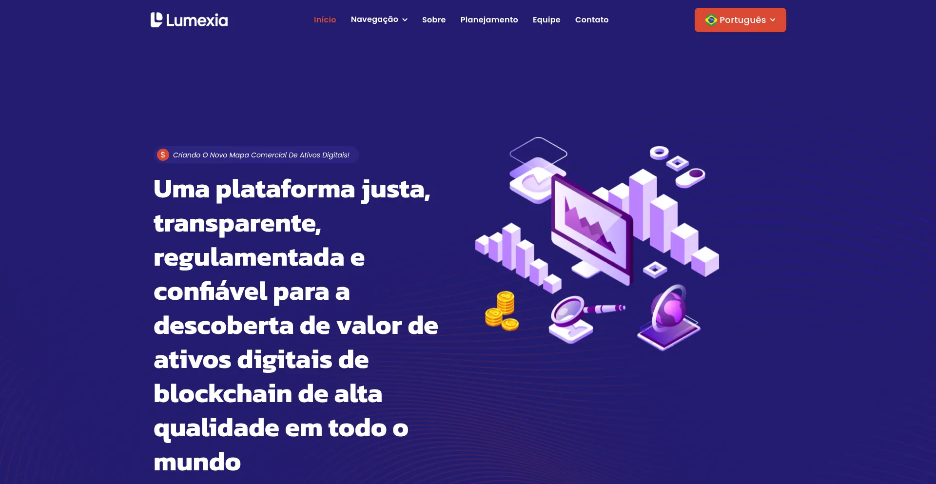 Website screenshot of Lumexia.cn