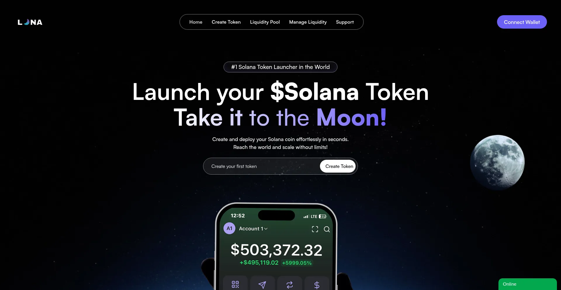 ¿És Seguro y Confiable Luna-token.com?