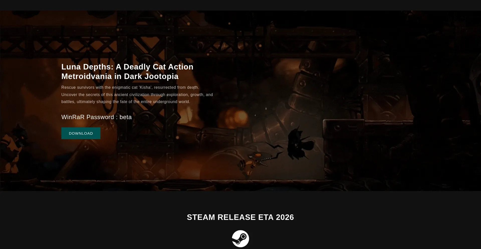 Website screenshot of Lunadepths.com