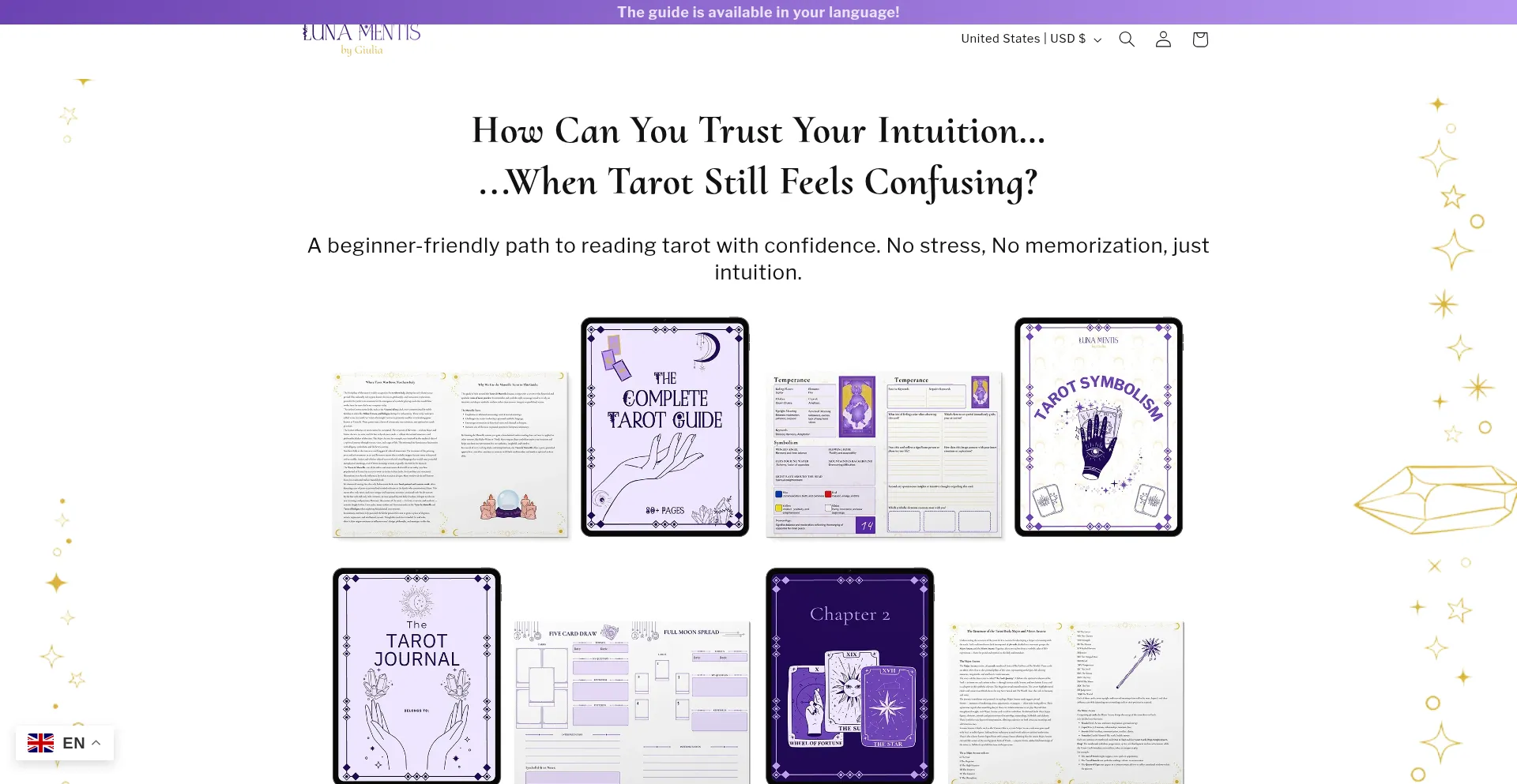 Website screenshot of Lunamentis.com