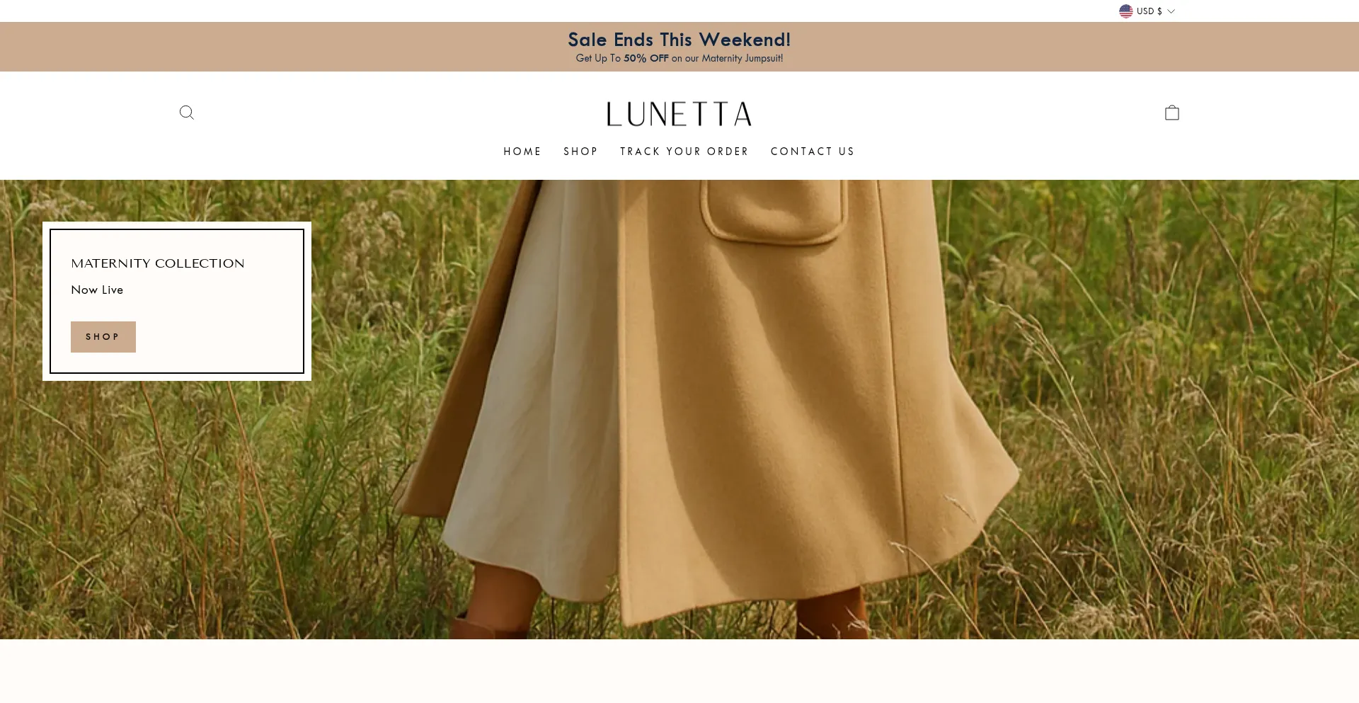Website screenshot of Lunettaco.com