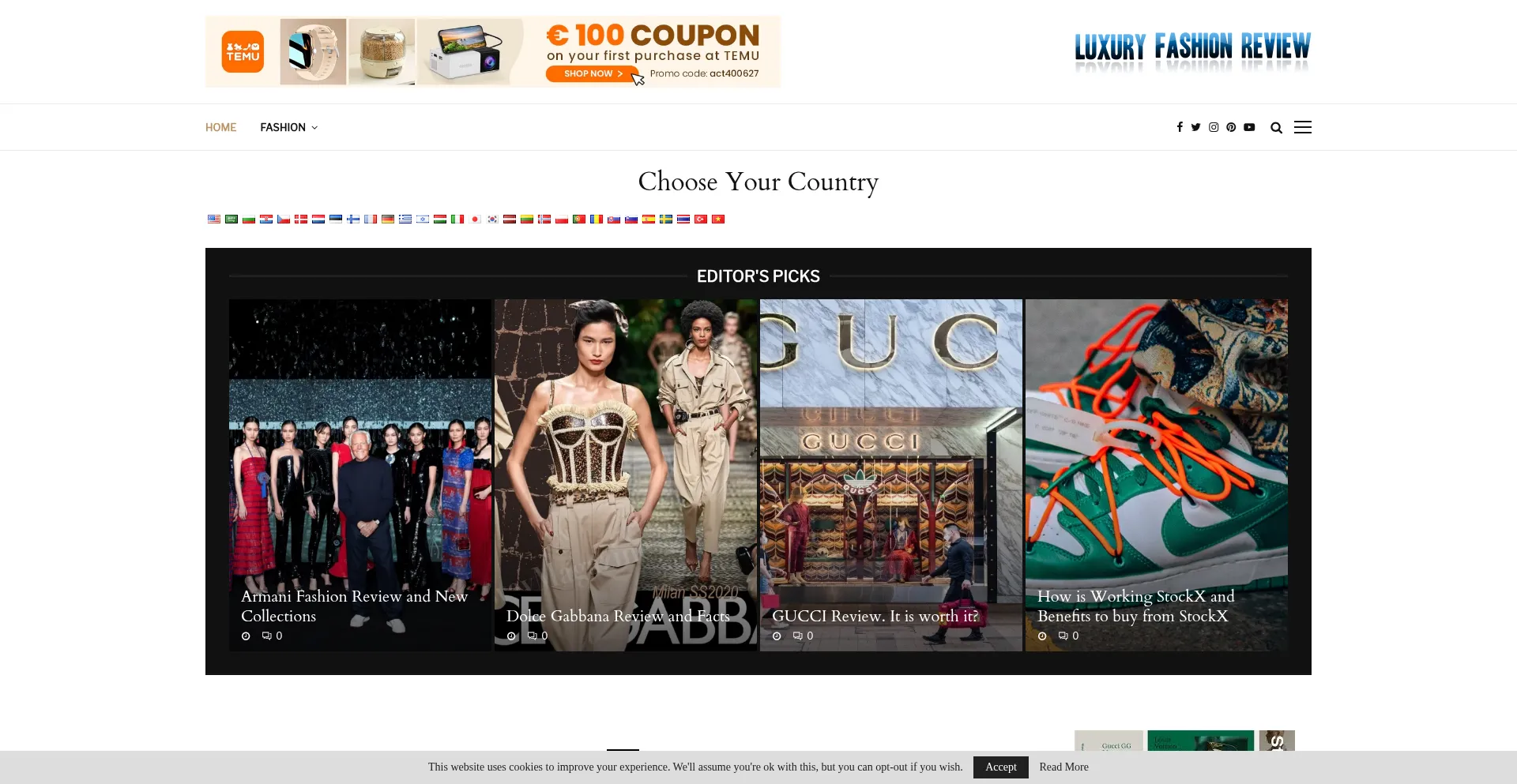 ¿És Seguro y Confiable Luxuryfashionreview.com?