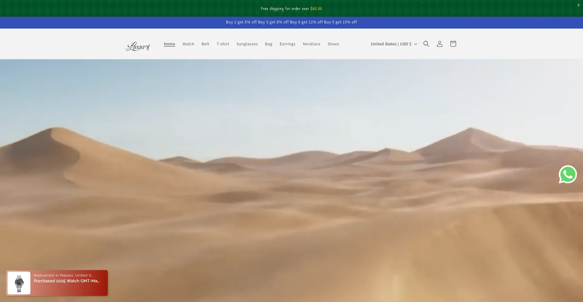 Website screenshot of Luxurygrad.com