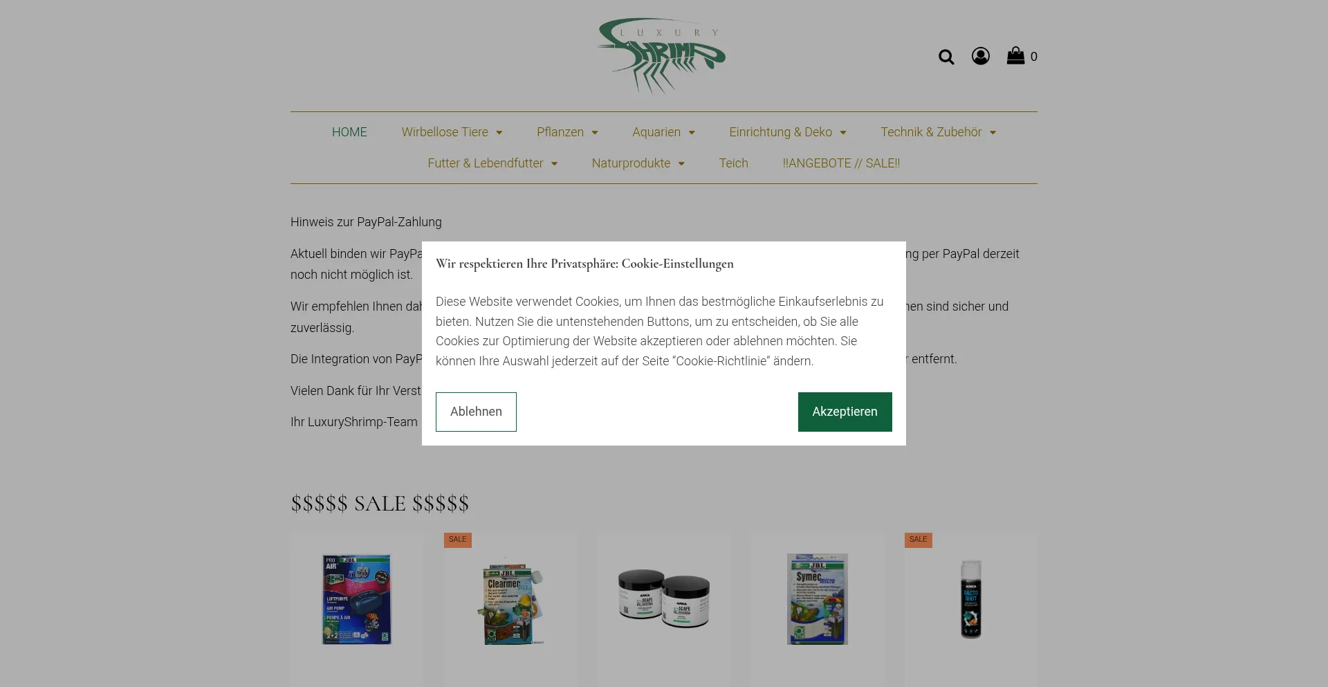 ¿És Seguro y Confiable Luxuryshrimp.de?