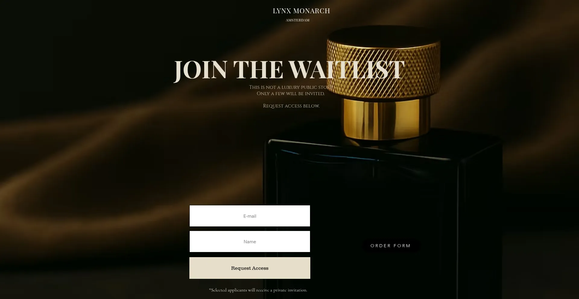 Website screenshot of Lynxmonarch.com