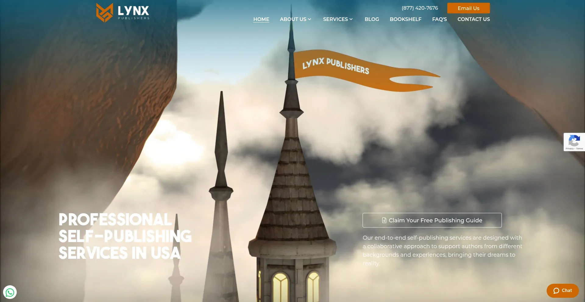 Lynxpublishers.com Screenshot