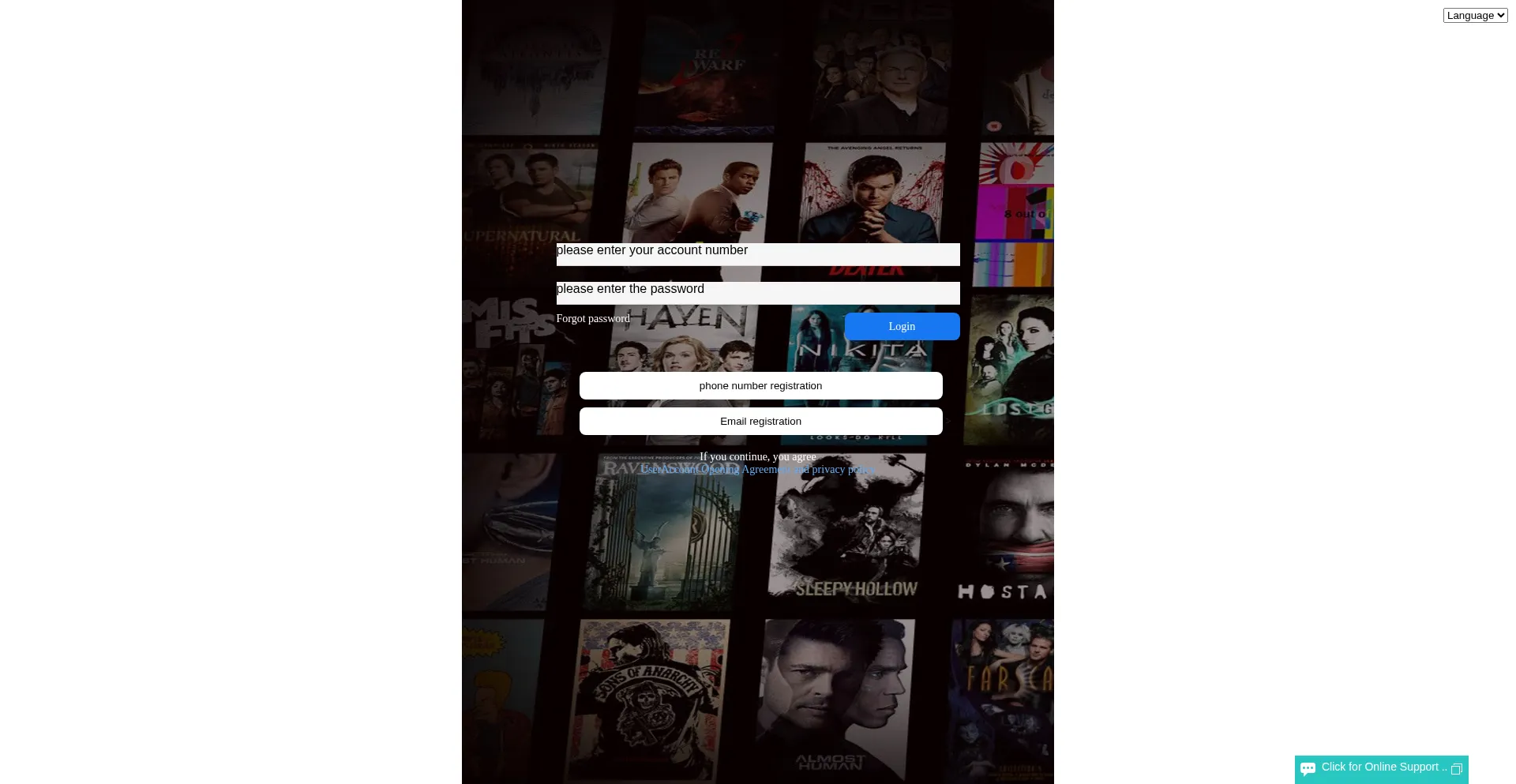 Website screenshot of M.movie10.vip