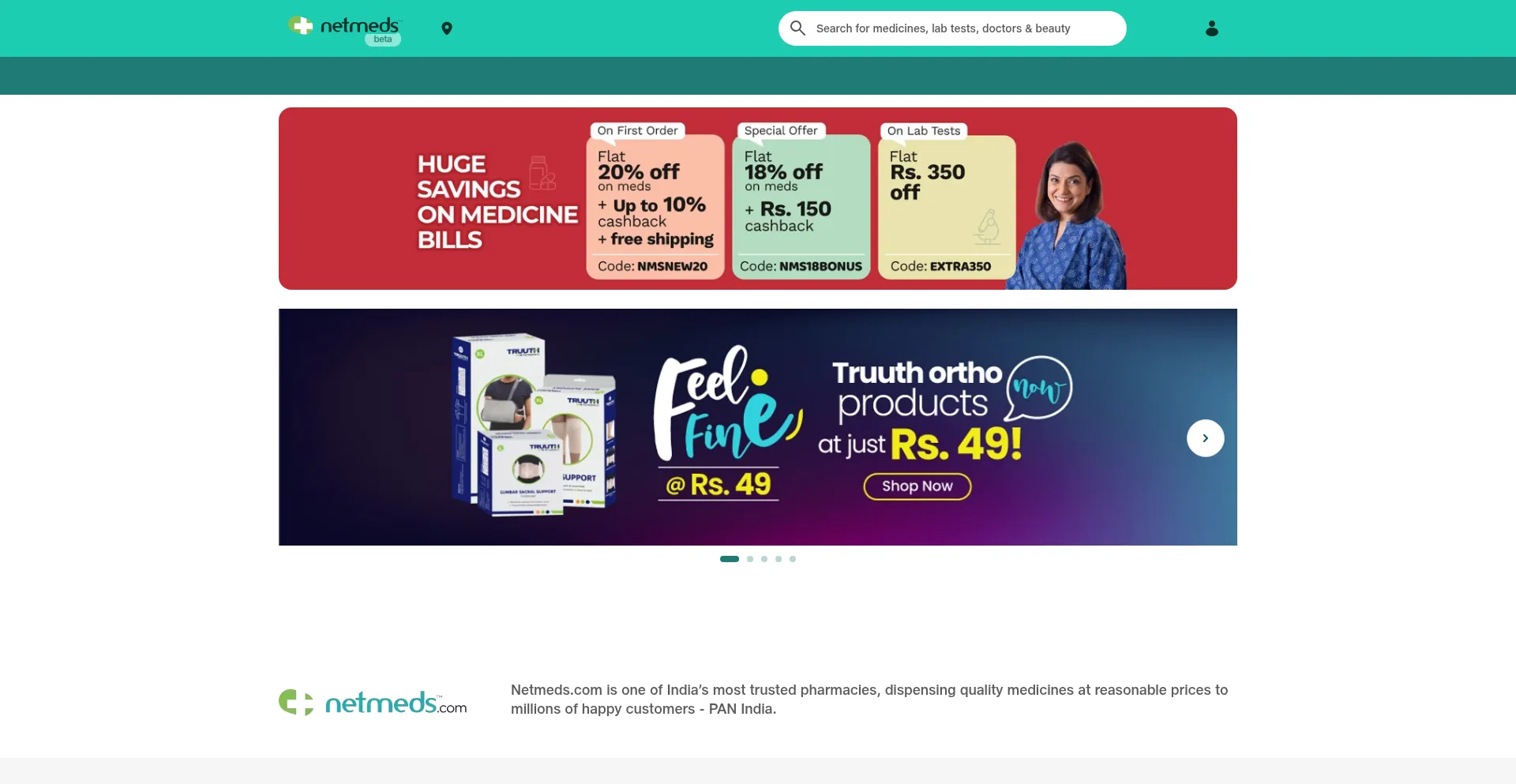 ¿És Seguro y Confiable M.netmeds.com?
