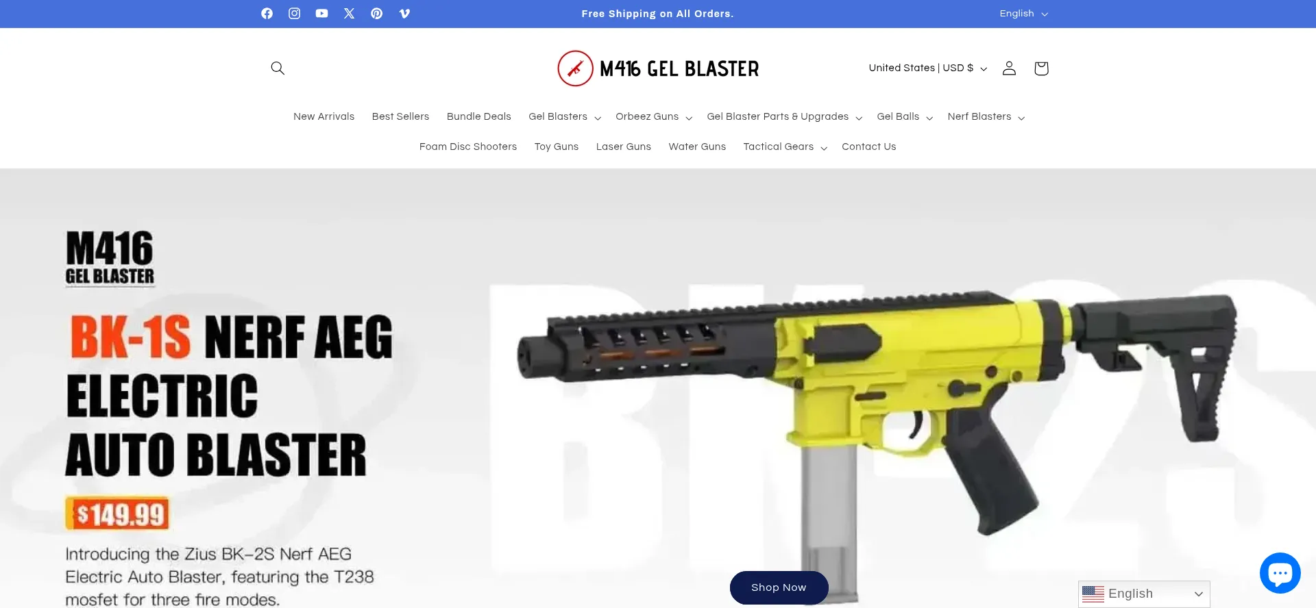 M416gelblaster.com