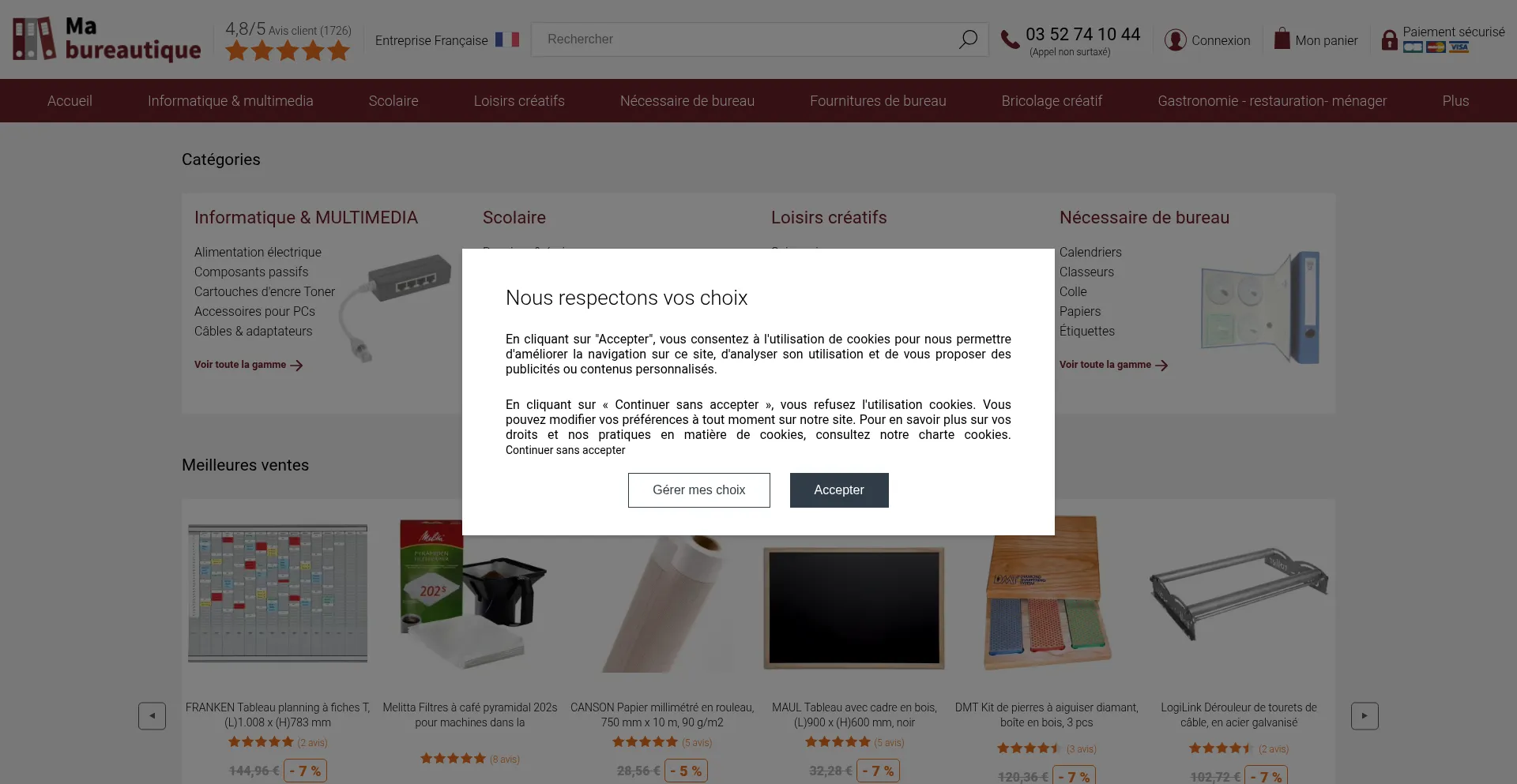 Ma-bureautique.com Screenshot