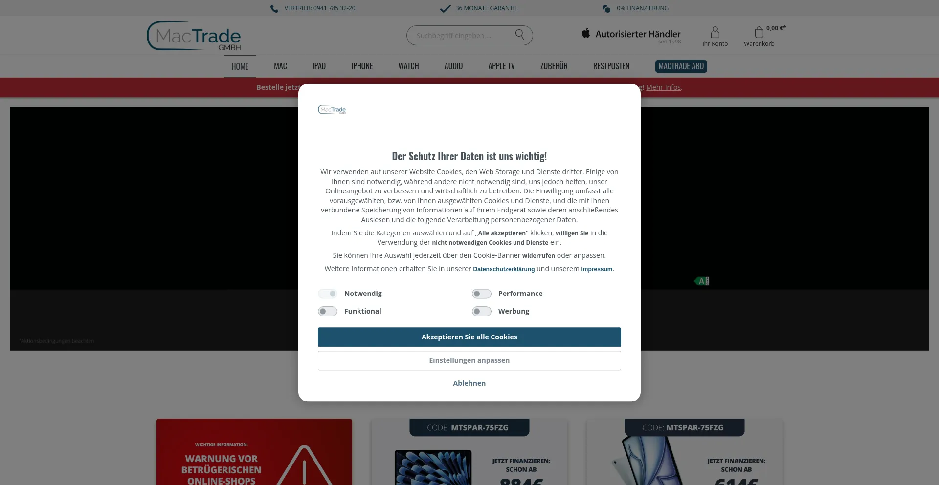 ¿És Seguro y Confiable Mactrade.de?