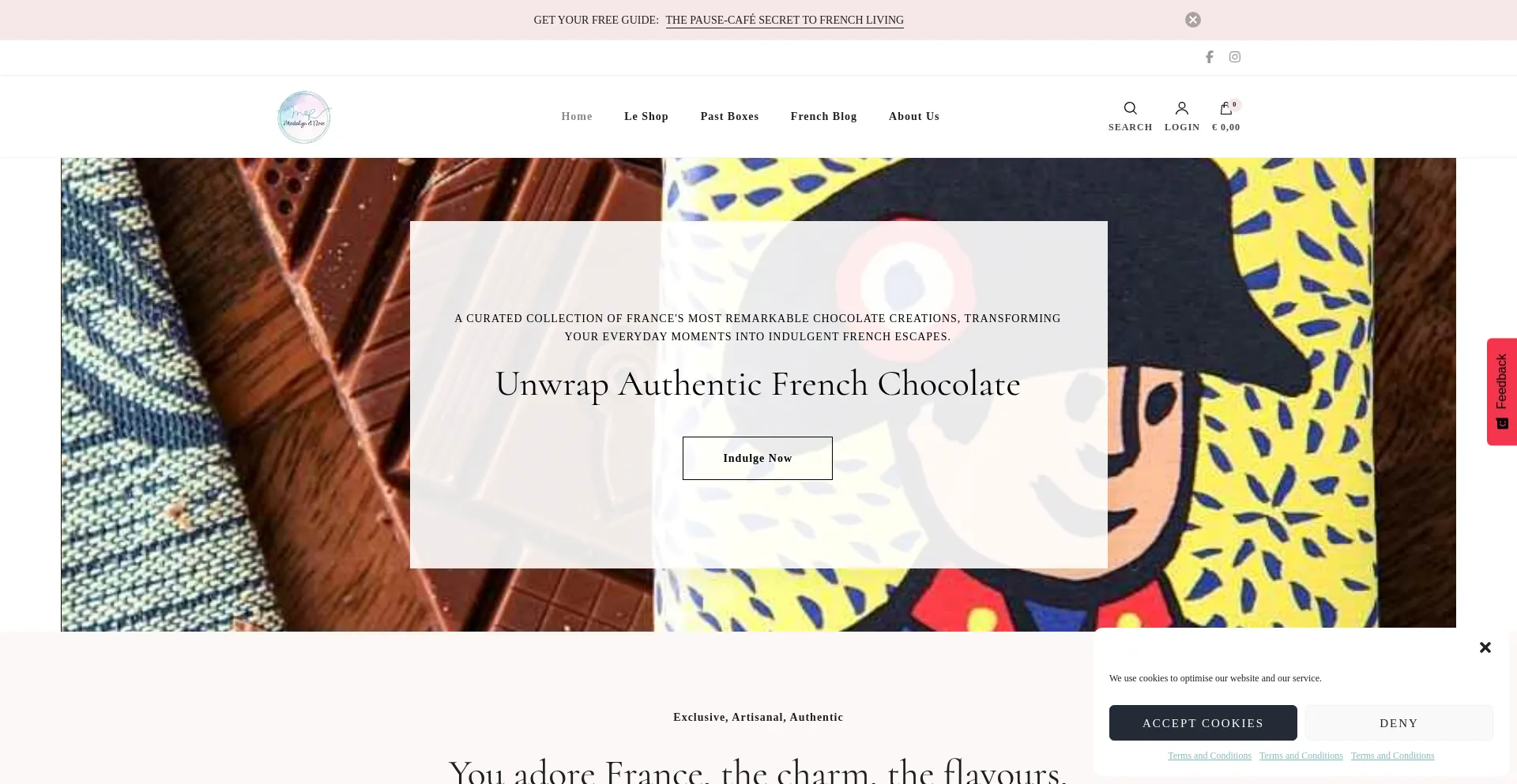 Website screenshot of Madalynetrose.com