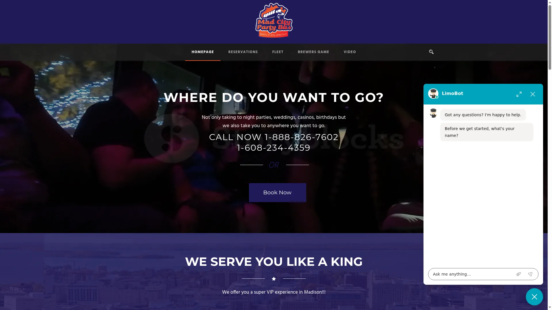 Madcitypartybus.com