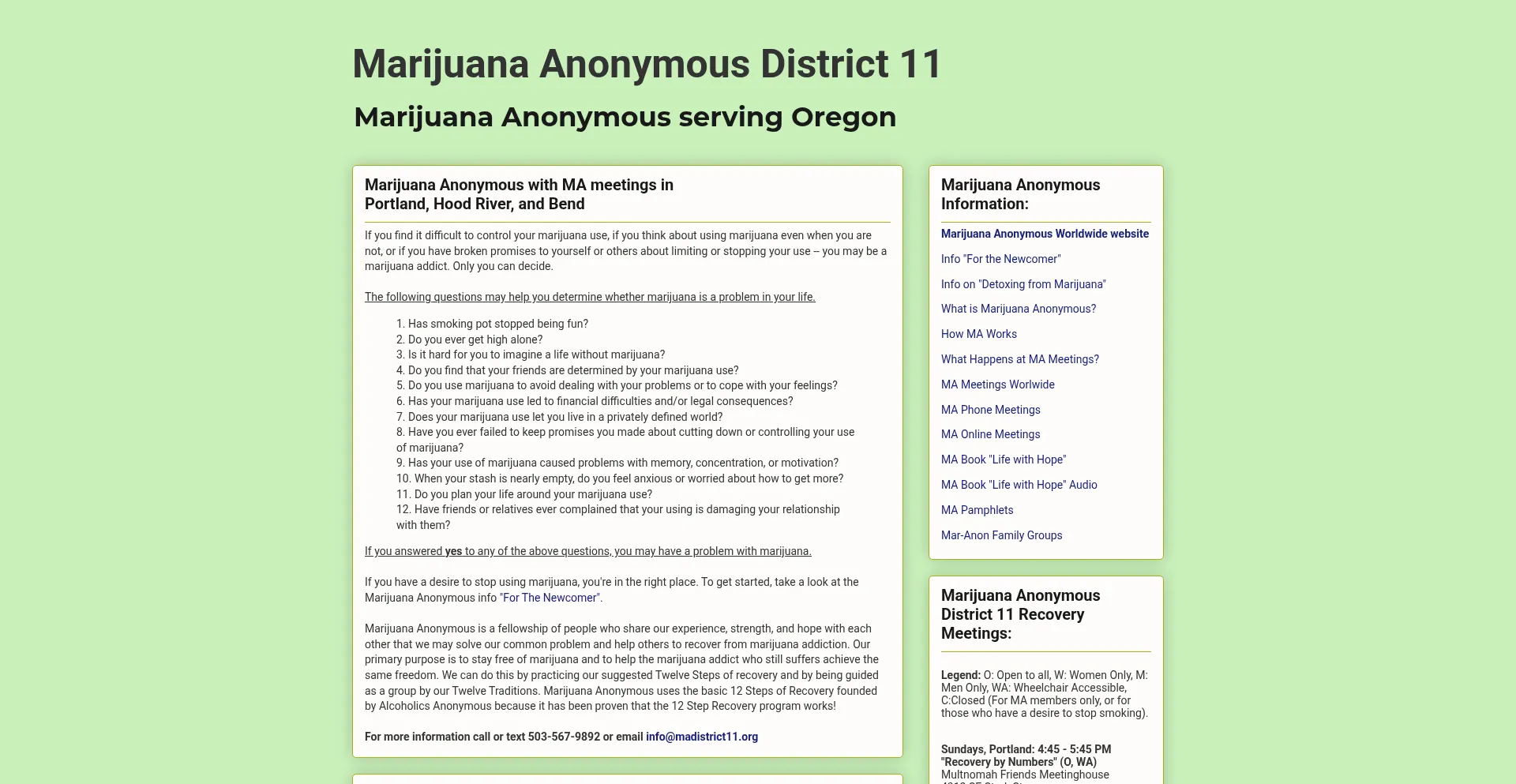 Madistrict11.org
