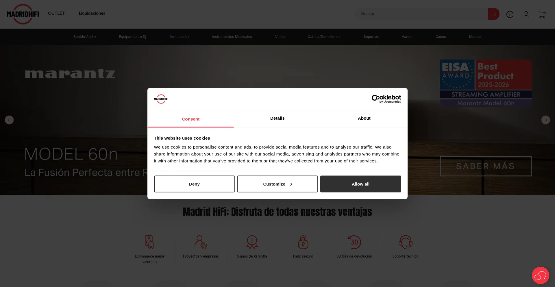 ¿És Seguro y Confiable Madridhifi.com?