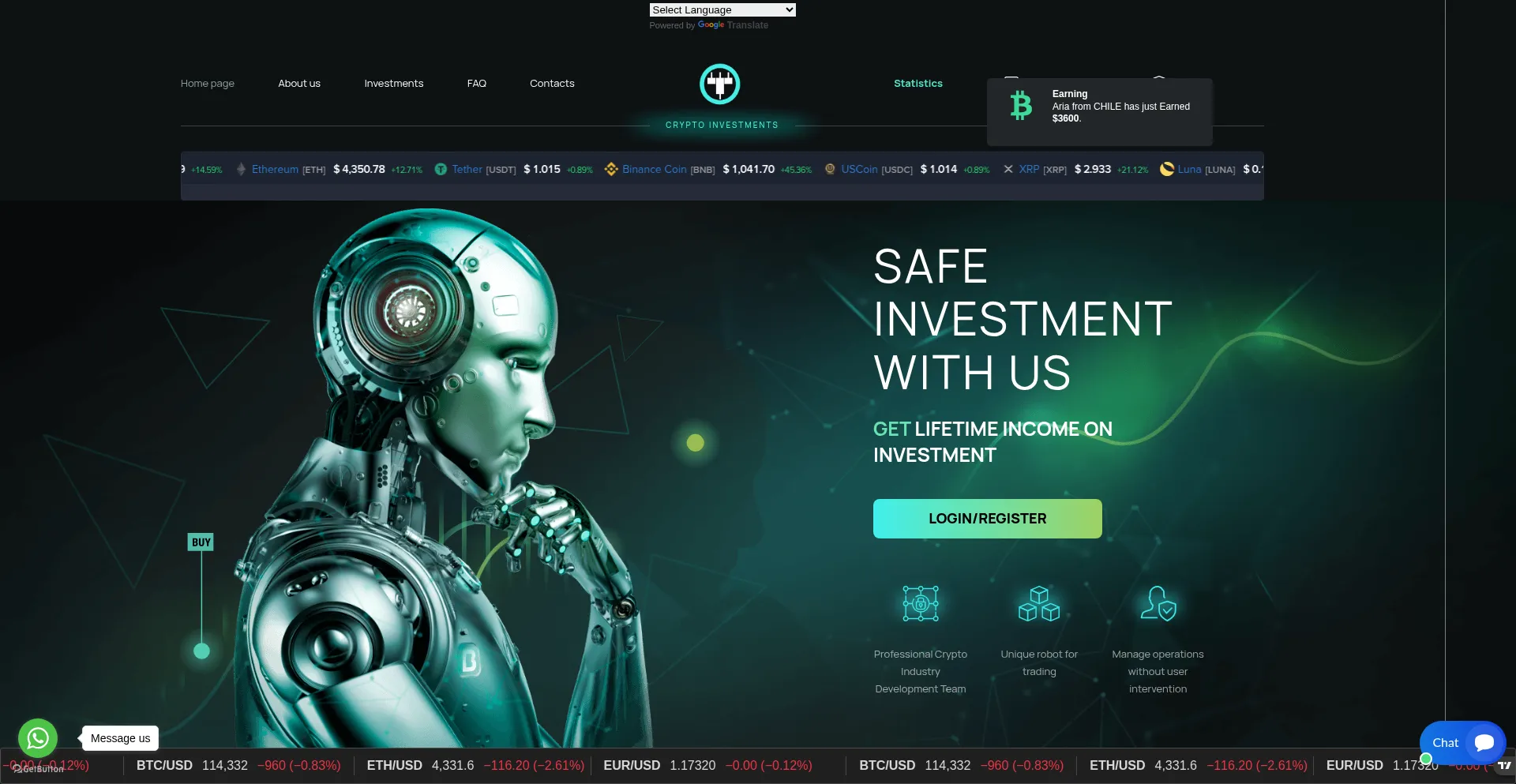 Maestroyields.com Screenshot