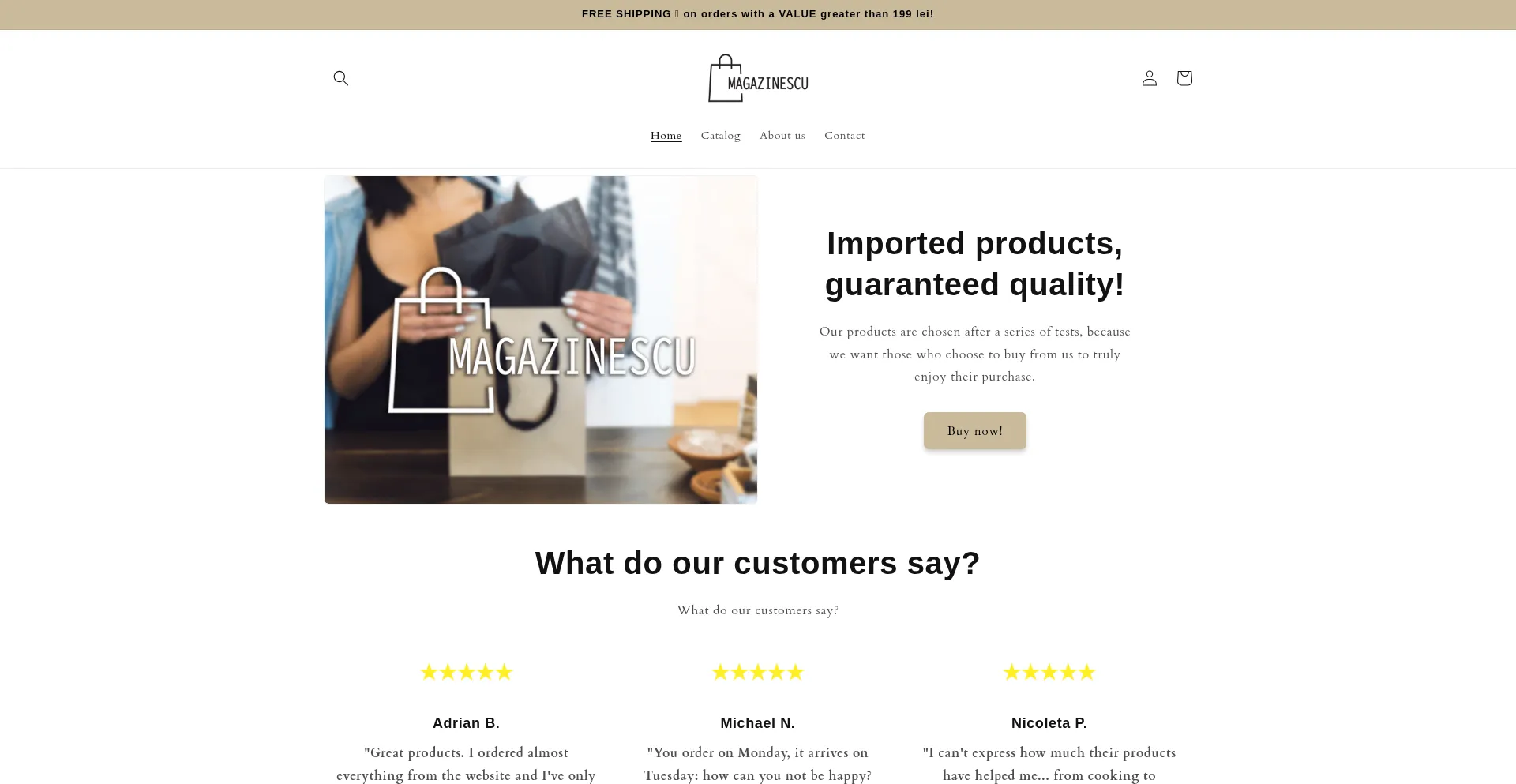 ¿És Seguro y Confiable Magazinescu.com?