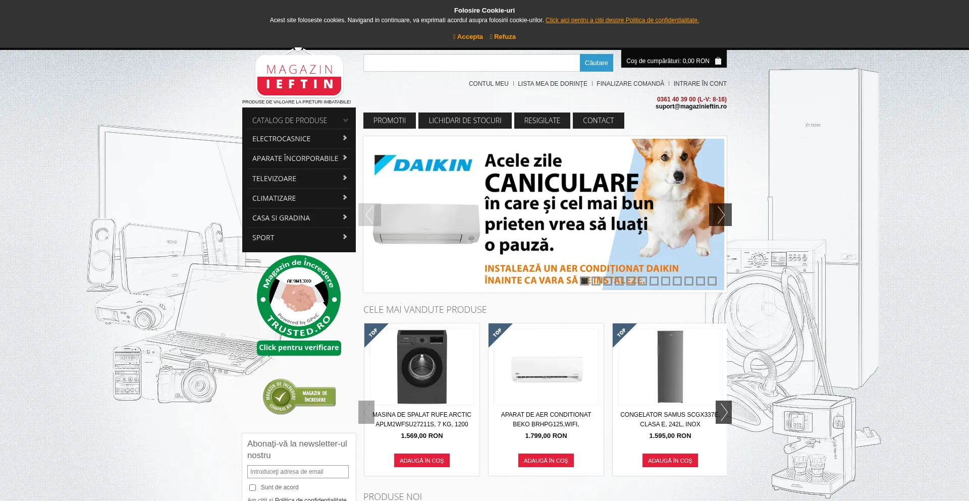 ¿És Seguro y Confiable Magazinieftin.ro?