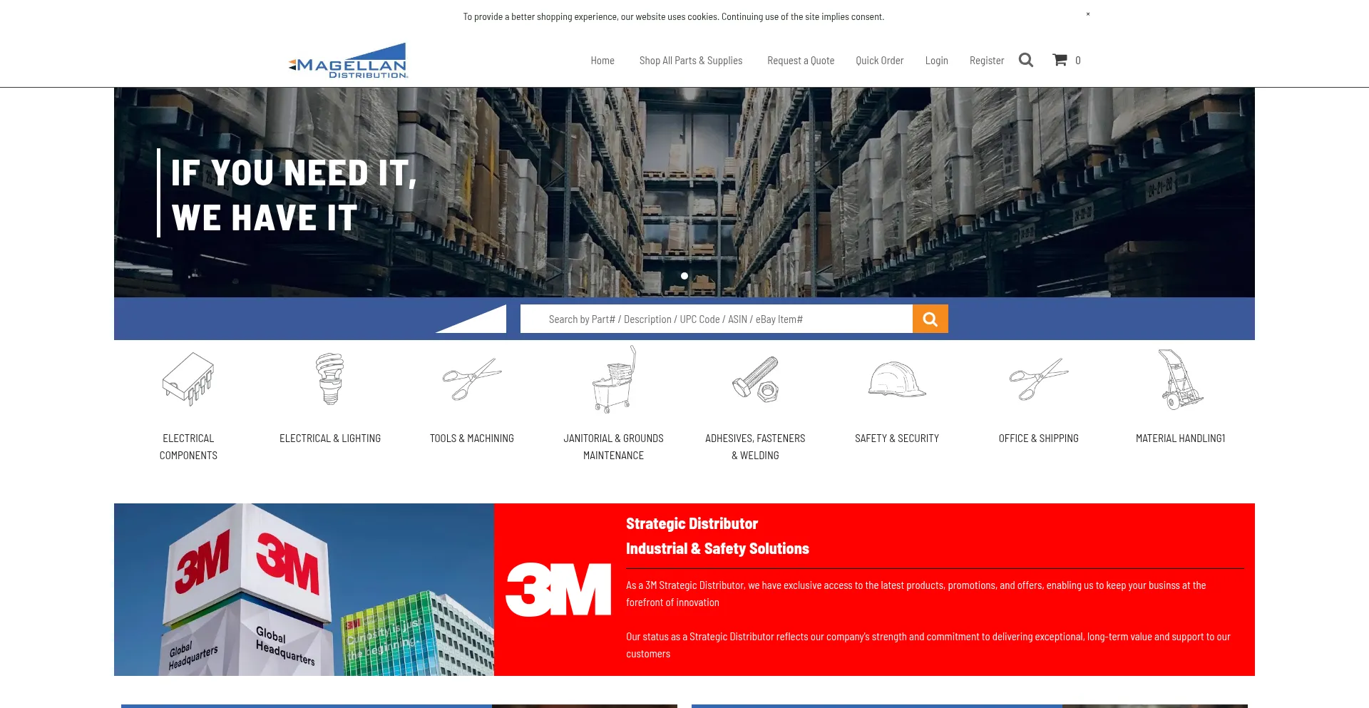 Website screenshot of Magellandc.com