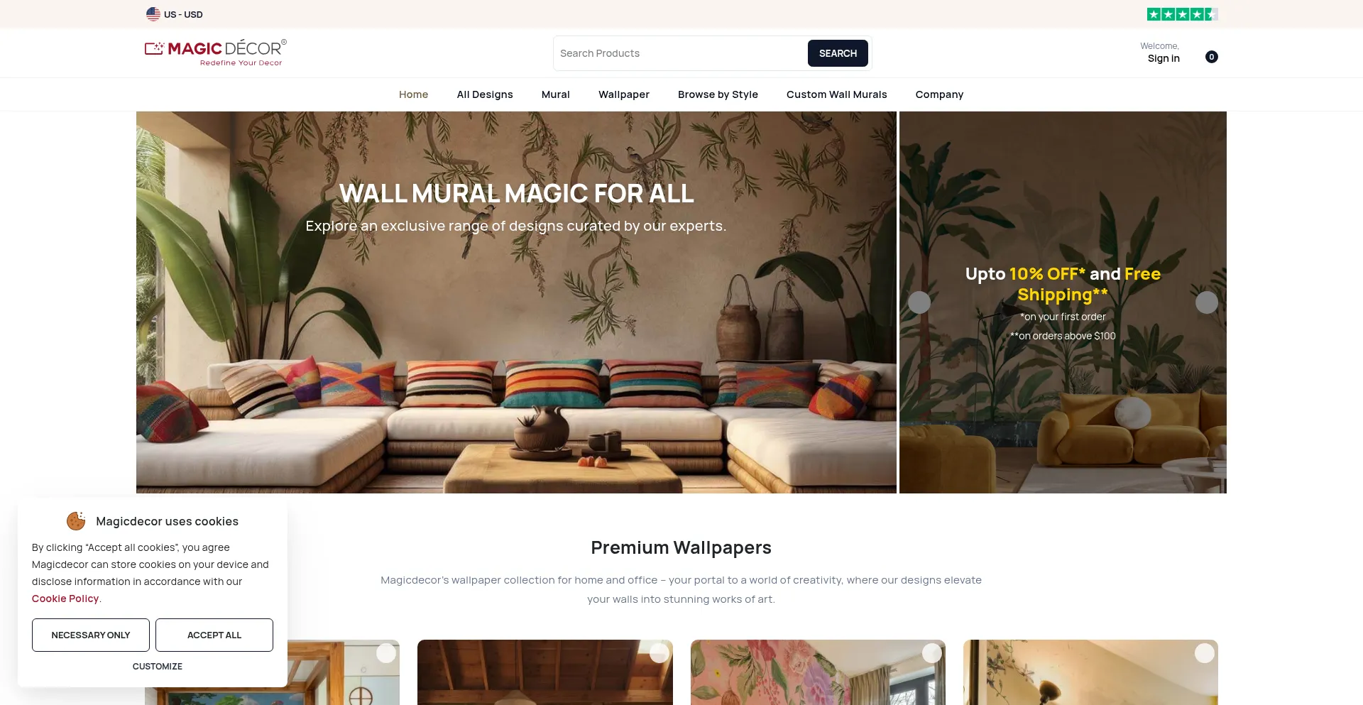 Magicdecor.com Screenshot