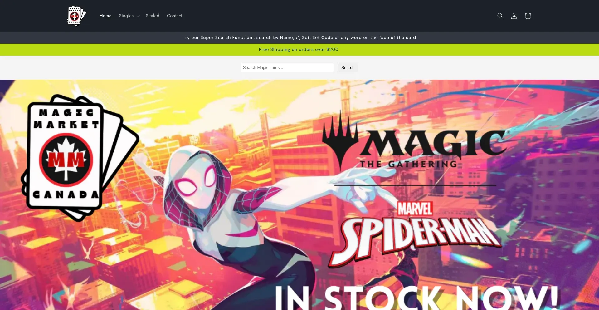 Magicmarketcanada.com Screenshot