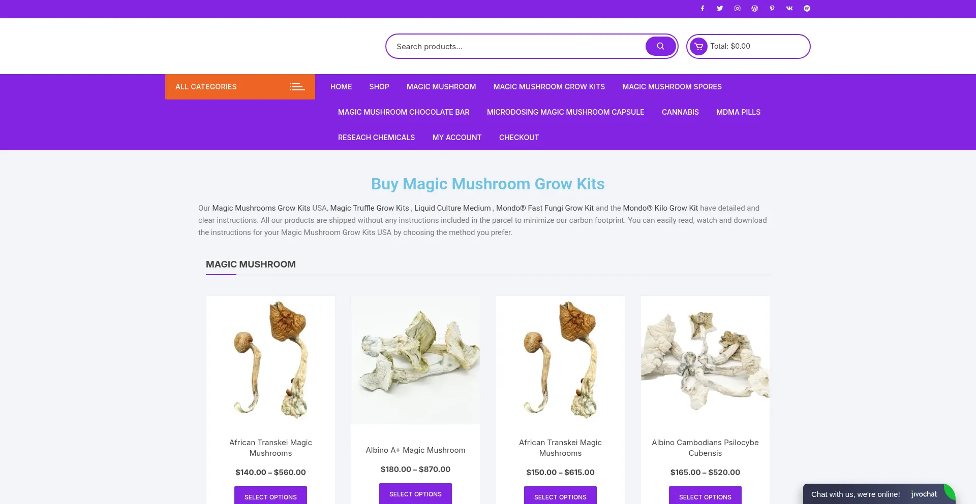 Magicmushroomsporesusa.com