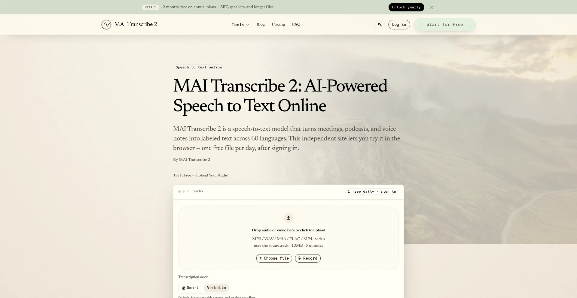 Maitranscribe2.com