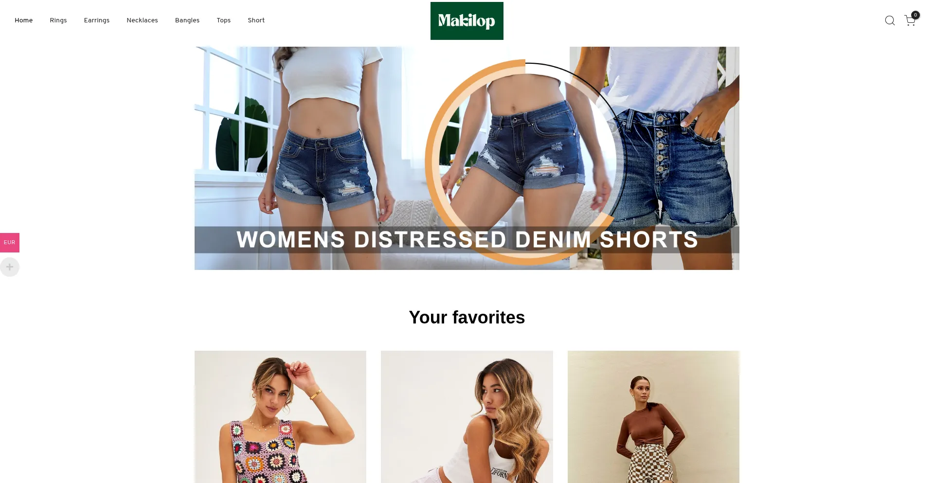 Website screenshot of Makilop.com
