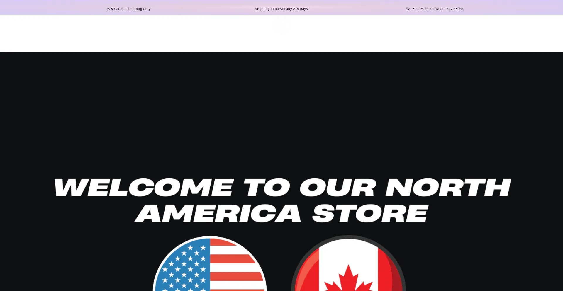 Website screenshot of Mammalstrength.co.uk