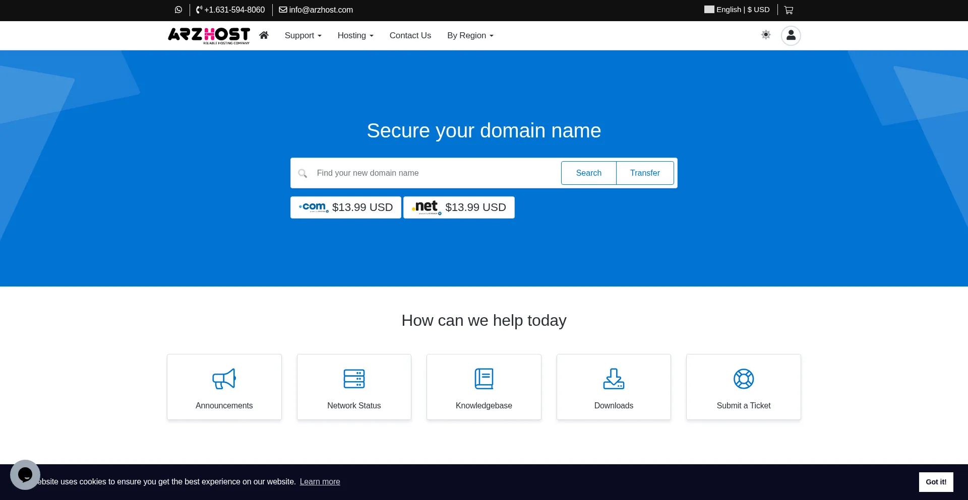 ¿És Seguro y Confiable Manager.arzhost.com?