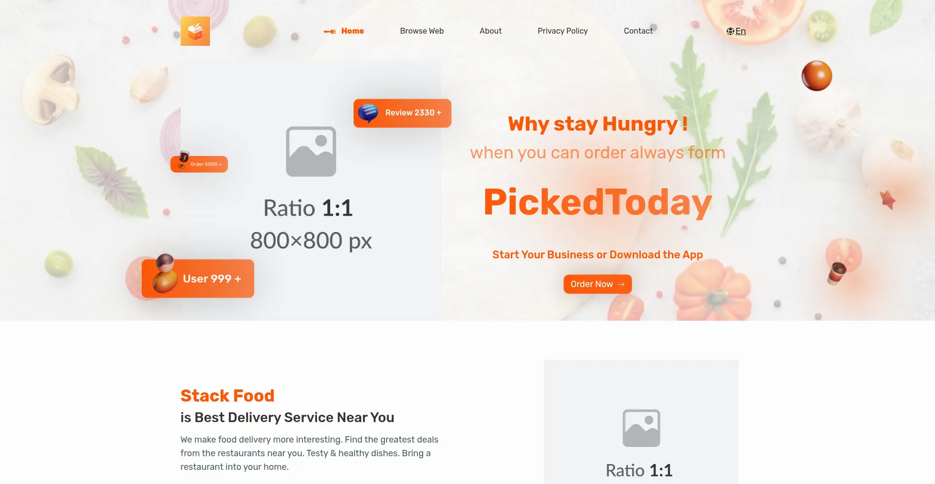 Website screenshot of Manager.pickedtoday.com