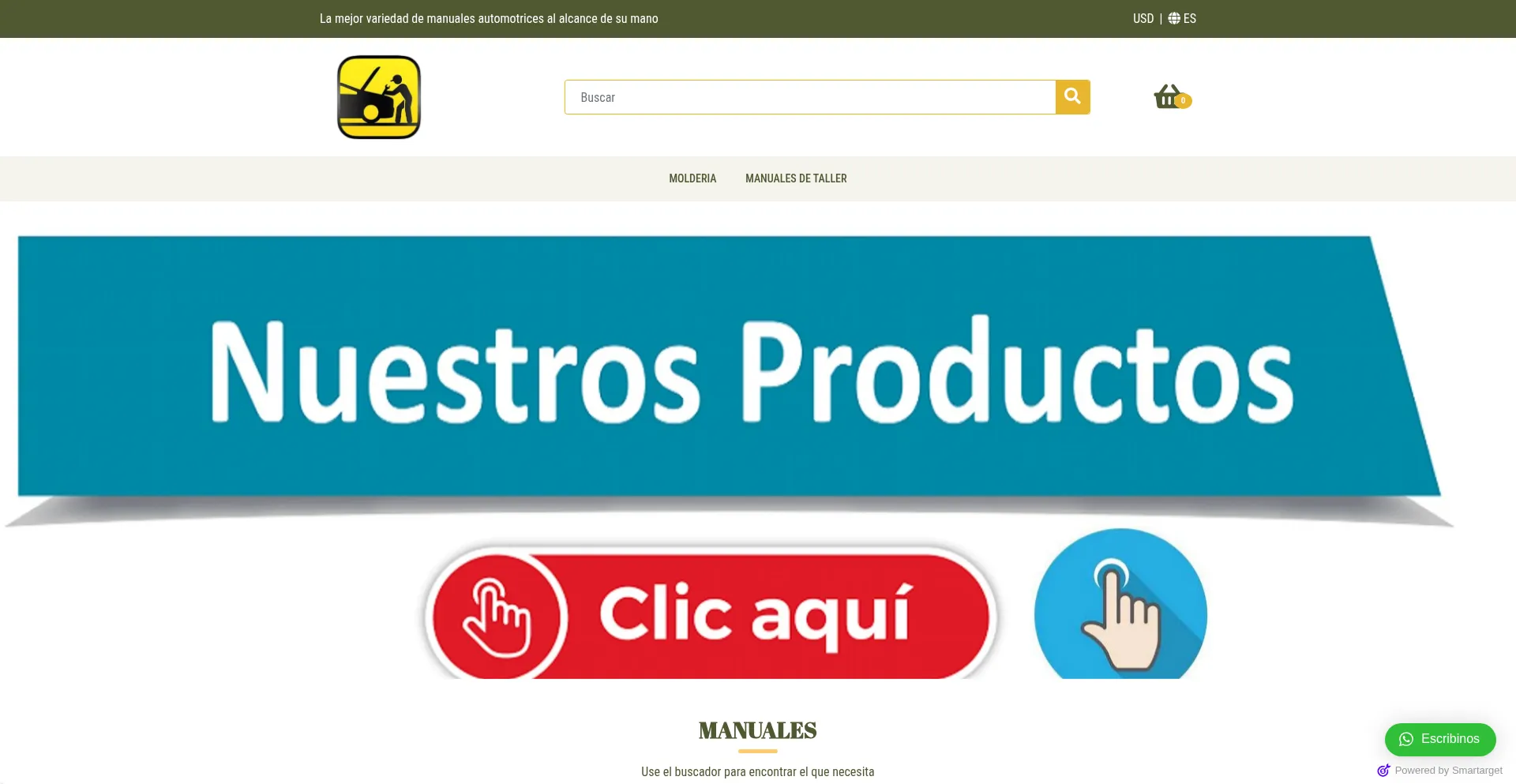 Website screenshot of Manualdetalleryreparacion.com