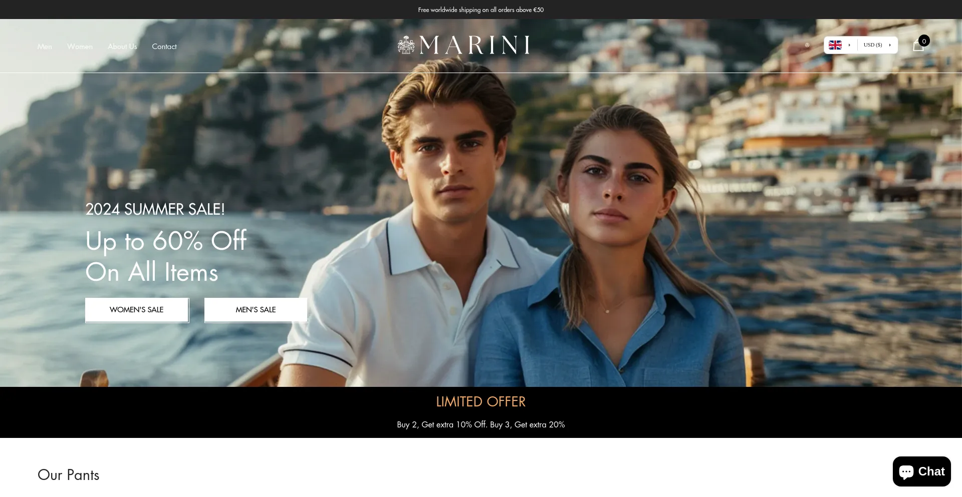 Mariniclothing.com