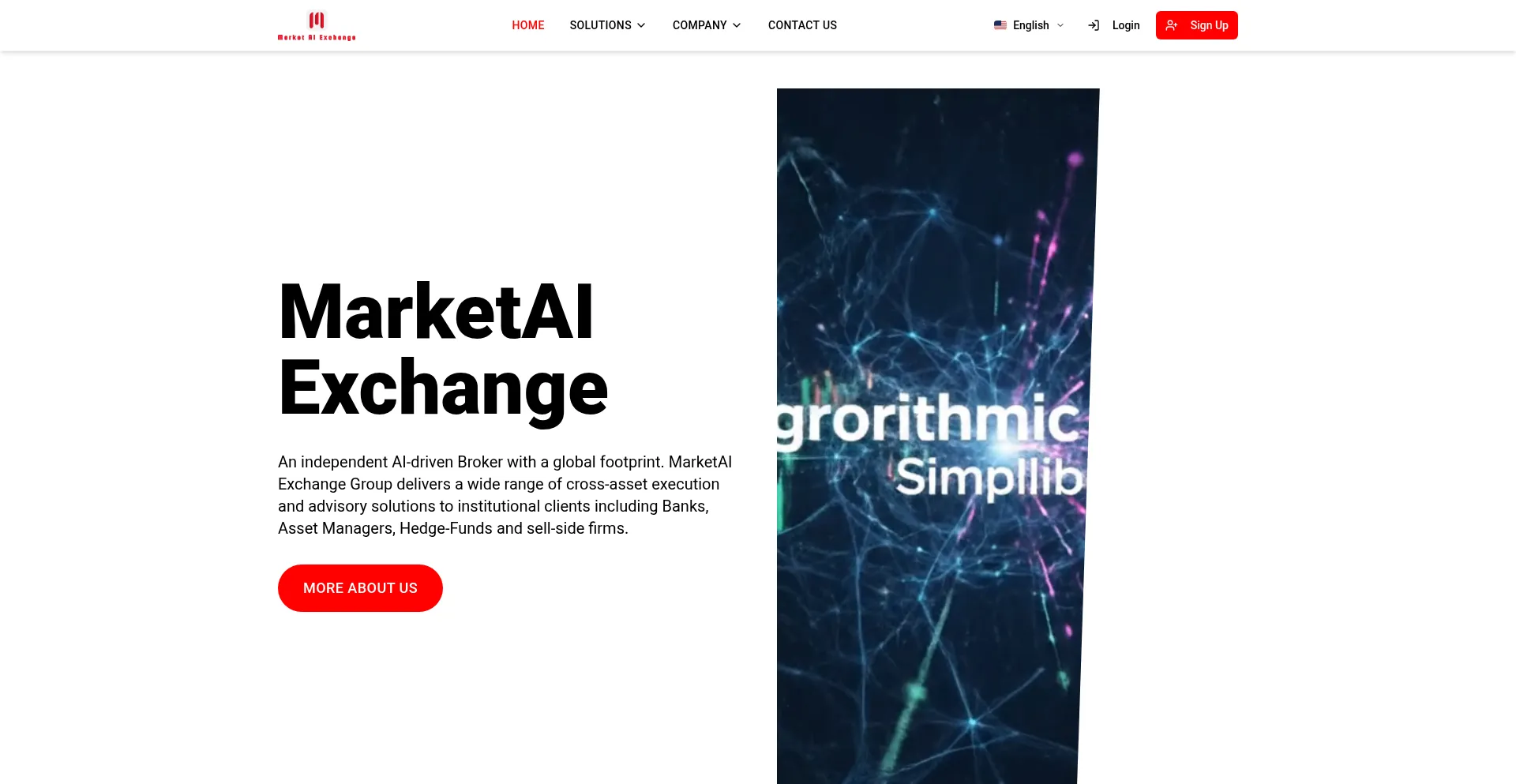 Marketaiexchange.io Screenshot